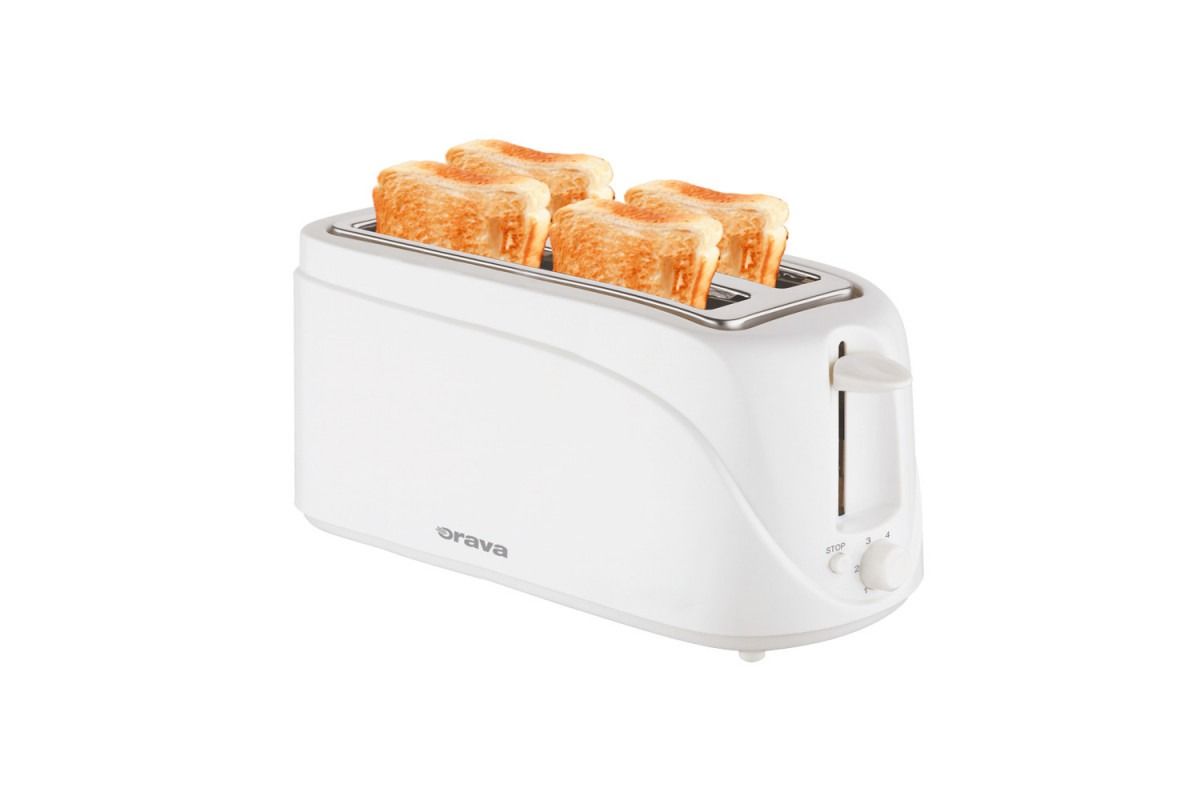 Orava HR-108 1200 W, 4 szelet, 6 fokozat Fehér kenyérpiritó 