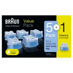 Braun Clean & Renew 5+1 kék tisztítópatron