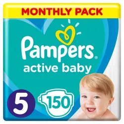 Pampers Active Baby 5-ös 150 darabos pelenka