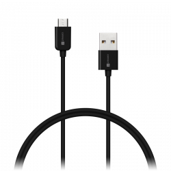 Connect IT CI-111 Wirez micro USB - USB, 1 m fekete kábel