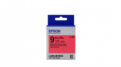 Epson LK-3RBP címkéző szalag Pirosas fekete