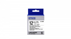 Epson LK-4WBW címkéző szalag Fehéren fekete