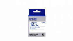 Epson Label Cartridge Standard LK-4WLN Blue/White 12mm (9m) címkéző szalag Fehéren kék