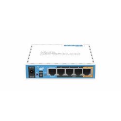 MikroTik hAP RB951Ui-2nD RouterOS L4 64MB RAM, 5xLAN, 2.4GHz 802.11b/g/n, 1xPoE router (Router)