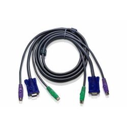 ATEN KVM Cable (SVGA, PS/2, PS/2) - 3m (KVM, Video switch)