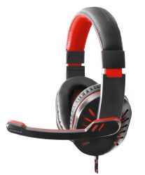 ESPERANZA EGH330R fekete-pirosmikrofonos  fejhallgató