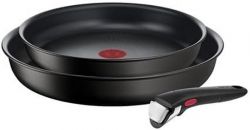 Tefal L3979102 Ingenio Eco Resist 3 db-os Fekete serpenyő készlet