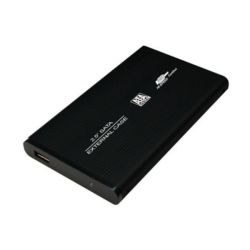 LogiLink Enclosure 2.5' USB 2.0 SATA alumínium fekete HDD ház