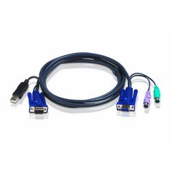 ATEN KVM Cable (SVGA, PS/2, PS/2/USB) - 3m (KVM, Video switch)