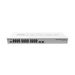 MikroTik CRS326-24G-2S+RM L5 800MHz CPU, 512MB, 24xGLAN, 2xSFP+ 1U Rack switch