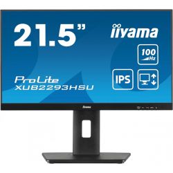 iiyama ProLite XUB2293HSU-B6 54,6 cm (21.5") 1920 x 1080 px Full HD LED Fekete monitor