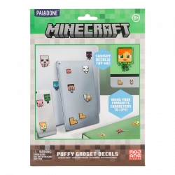 Paladone, Minecraft - Puffy Gadget, 60 db-os, Dekoratív matrica