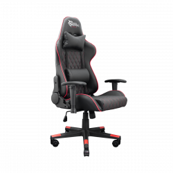 White Shark RCER-TWO max. 120 kg, 2D kartámasz fekete-piros gamer szék 