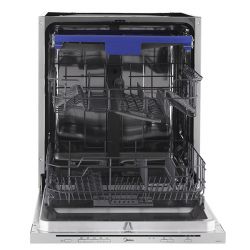 Midea MID60S110.1-PL 12 teríték, E, 52 dB, inox beépíthető mosogatógép