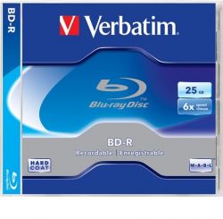 Verbatim 25GB, 6x, normál tok, BD-R BluRay lemez