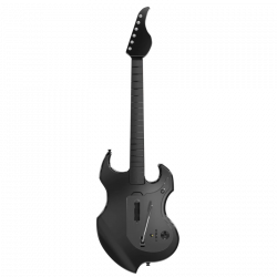 PDP Riffmaster, PlayStation 5, PlayStation 4, Fekete, Vezeték nélküli, Gitár vezérlő