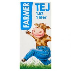 Farmer 1 l UHT (1,5%) zsírszegény tej