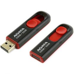 ADATA C008 32GB USB 2.0 Fekete+Piros Flash Drive