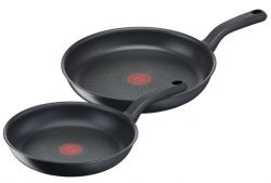 Tefal G2679132 2 db-os Fekete serpenyő készlet