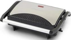 Esperanza EKG006, Taleggio, 750W, Hőszigetelt, Kerámia, Fekete-Ezüst, Kontakt grillsütő