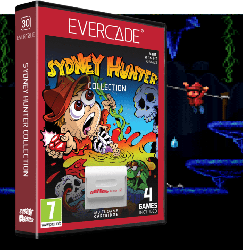 Evercade #30, The Sydney Hunter Collection, 4in1, Retro, Multi Game, Játékszoftver csomag