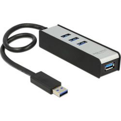 DELOCK USB 3.0 HUB 4 portos