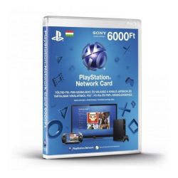 Sony PlayStation Network 6000Ft-os feltöltőkártya