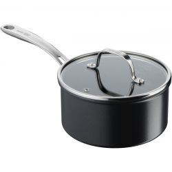 Tefal E0142355 Jamie Oliver 18 cm, 2.2 l, max. 250 C Szürke-Inox főzőedény fedővel