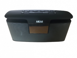 AKAI ABTS-M10 BT 2 x 6 W, USB, Bluetooth, FM, TF, AUX Fekete-Szürke hordozható hangszóró
