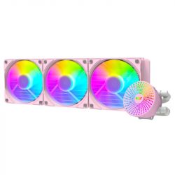 Darkflash DC360 PINK ARGB 3 ventilátor, 800-2000 RPM, 84.2 CFM Pink processzor vízhűtés