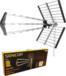 Sencor SDA-640 DVB-T, UHF 470 - 862 MHz, ezüst digitális kültéri antenna