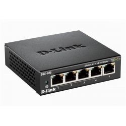 D-Link DGS-105 5-Port Gigabit Unmanaged Desktop Switch