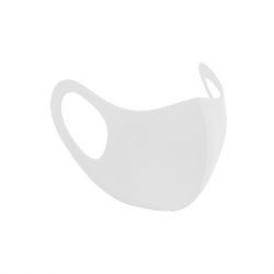 Alcor 3D Spandex (6-12 éves korig) fehér Mosható többször használható gyerekmaszk