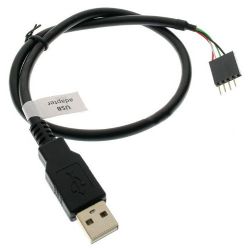 Akasa USB 2.0 (anya) - USB 2.0 (apa) 40cm Belső USB kábel