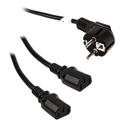 Kolink Schuko (apa) - 2x C13 (anya) Tápkábel