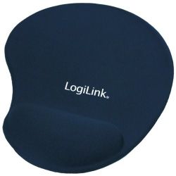 LOGILINK - zselés kék egérpad csuklótámasszal