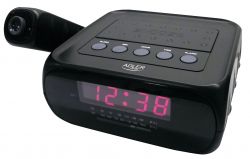 Adler AD1120 AM / FM tuner, LED fekete ébresztőóra rádióval és projektorral
