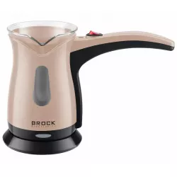 Brock ECP 106, 500 W, 0,5 L, Dupla fal, Mokka, Eszpresszó, Rozsdamentes acél, Bézs, Török kávéfőző (Értékcsökkent)