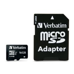 Verbatim 16GB Class10 microSDHC memóriakártya + adapter