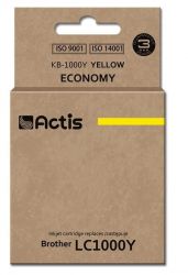 Actis KB-1000Y Brother 36 ml sárga kompatibilis tintapatron