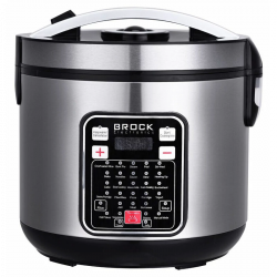 Brock MC 3203, 900 W, 5 liter, 32 főzőprogram, Alumínium belső, Inox, Elektromos főzőedény