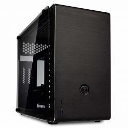 RaiJintek 0R20B00098 Ophion Evo ITX, edzett üveg, fekete számítógépház 