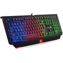 Connect IT BATLLE RNBW edition billentyűzet Játék USB QWERTY Fekete, Vörös