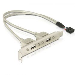 Delock 2 x USB 2.0 USB bővítő panel