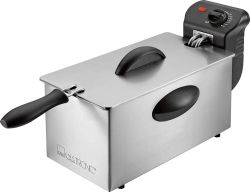 Clatronic FR 3586 Fryer 3 L, 2000 W ezüst-fekete olajsütő