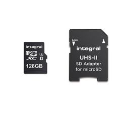 Integral 128GB UltimaPro X2 UHS-II V60 microSDXC memóriakártya + adapter