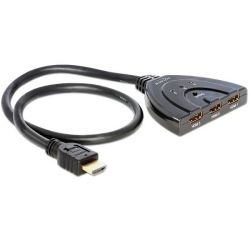 Delock HDMI 3 - 1 kétirányú video elosztó kábel