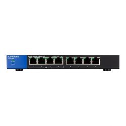 Linksys SMB LGS108P 8port GbE LAN 4x POE+ port nem menedzselhető asztali Switch