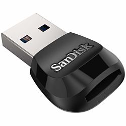 Sandisk MobileMate USB 3.0 microSD, 170MB/s fekete kártyaolvasó