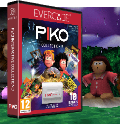 Evercade #29, PIKO Interactive Collection 3, 10in1, Retro, Multi Game, Játékszoftver csomag